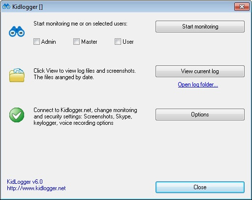 Kidlogger parental control app